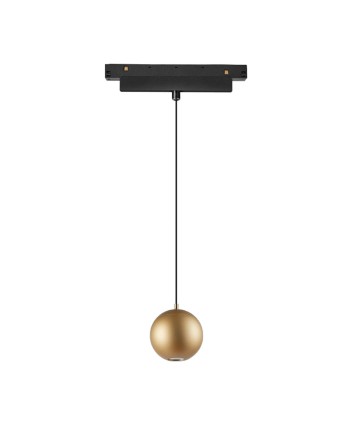 MAGNETO* COLGANTE BOLA 7W NEGRO/ORO 2700K TRIAC
